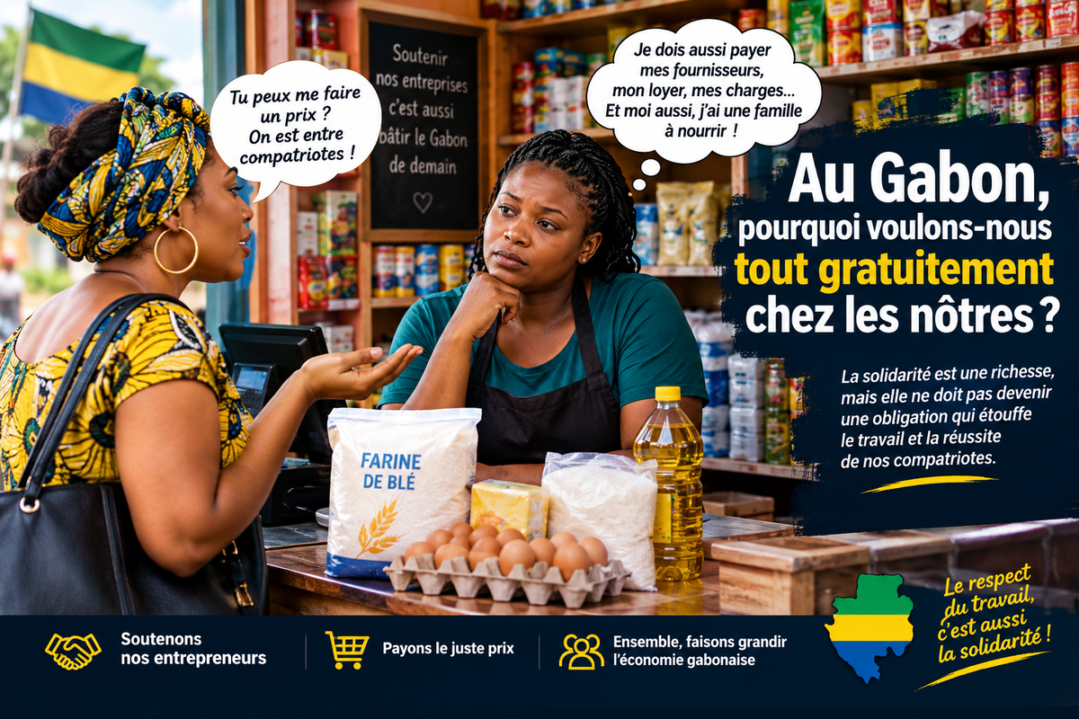 Au Gabon, pourquoi voulons-nous tout gratuitement chez les nôtres ?
